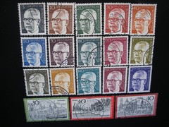 Germany 1971-72- Two Complete Years of 93 Stamps + 3 Souvenir Sheet MNH and Used