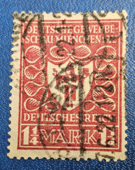 Stamp Germany Deutsches Reich 1,1/4 Mark 1922 Infla Mi. Nr. 199 a [🇩🇪36693]
