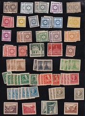 Lot Stamp Germany AM Post 1945 Thuringen Berlin MNH MH U