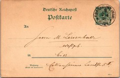 Germany 1891 Frankfurt – Post Card – J22176