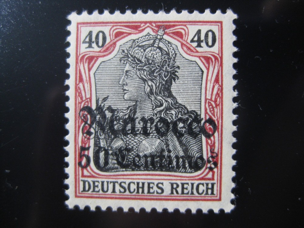 MOROCCO GERMAN OFFICES COLONY Mi. #40 mint MNH stamp! CV $108.00