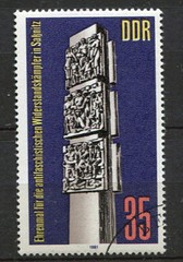 Germany / DDR : Sassnitz Ant-Fascist Resistance stamp 1981 – CTO