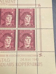 1943 Polish General Government Kopernikus Mini Sheet MNH