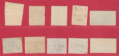 GERMANY LOT OF 10 REVENUE STAMPS 8633