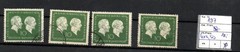 Germany 4 x MiNo 197 Prof. Paul Ehrlich and Emil von Behring used