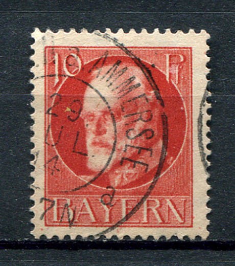 Bavaria – Bayern : Michel 96 I – stamp from 1914 – used