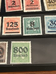 German Overprint Stamp Lot Of 20 MNH