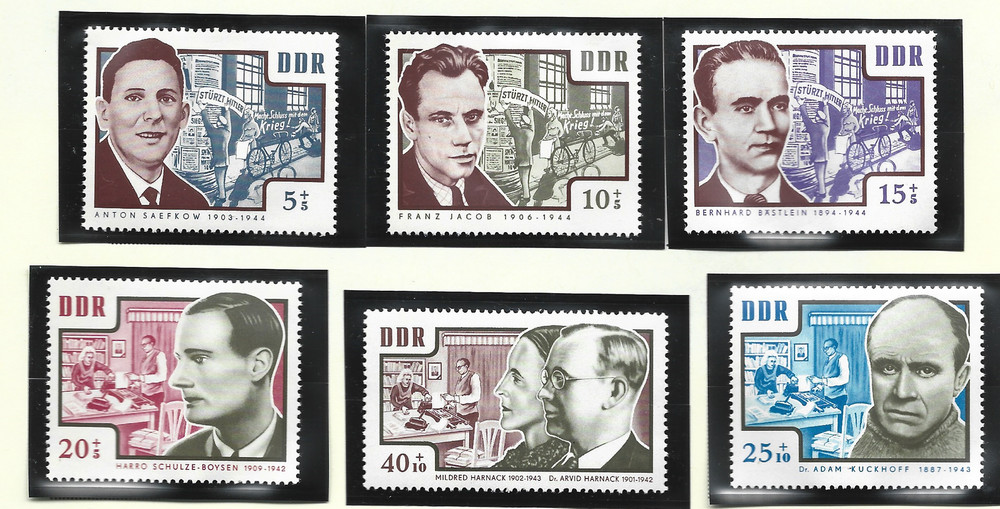 German Democratic Republic Stamps Scott #B112 To B117, Mint Lightly Hinged