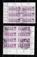Germany 1956 DDR Zentraler Kurierdienst Mint Block 14x MNH Stamp STA-9-760