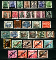 Saar Germania #4 / #011 1920-1923 Asstd Germania Overprints, Scenes, Officials