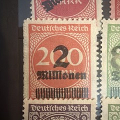 German 1923 Hyperinflation Stamp Collection – Surcharge & Definitives – MNH