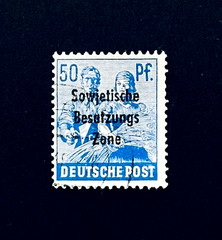 GERMANY Stamp – 1948 Russian Occupation Overprint Used r52