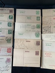 Collection Bavaria Bayern Postal Stationary Ganzsache 20 items 1888 – 1920 lot
