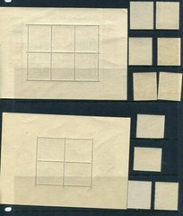 Germany 1953 2Souvenir Sheet Mi Block 8-9A/344-3 Sc 137-6/144a/146a CV$226g1851b