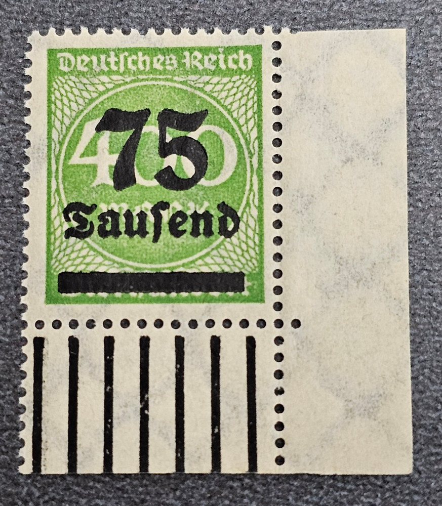 Stamp Germany Reich FREIMARKE 75 000 Mark 1923 Mi. Nr. 287 [🇩🇪37417]