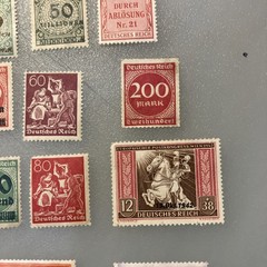 15 (MNH/few MLH) Vintage Deutsches Reich/Germany Stamps; 1933- 1945; $1 Ships.
