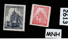 MNH Stamps Prague Castles & Cathedrals WWII Germany Occupation of BaM #2613