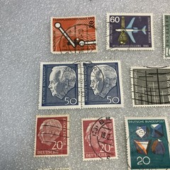 30 USED/Cancel mixed West Germany Deutsche Bundespost 1950-1990 Stamps. $1Ships.