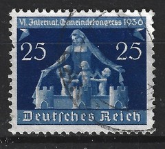 Germany 1936 #473-76 6th International Congress of Municipalities – VF Used