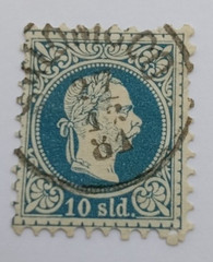 Austria Levant 1881 10 soldi Salonicco Greece cancel