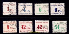EBS Germany 1946 Locals – Spremberg – Michel 7A-14A – Used – (u1