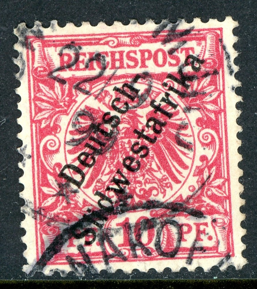 Germany 1897 SWA Southwest Africa 10pf Carmine Eagle Scott #9 VFU Y2