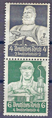 German Reich Mi# 557 MH & 559 MNH Welfare Fund 1934