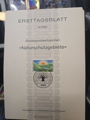 Germany 1980 complete year in ERSTTAGSBLATT (26 SETS) in perfect condition