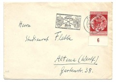 Germany 1940 12pf+38pf Birthday on cover