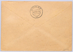 GERMANY Allied Occ *FUNF REICHSMARK* MINI-SHEET Used Cover 1946 Reg Berlin WF375