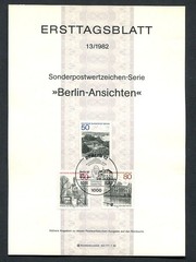 Germany-Berlin : City views First Day Sheetlet (ETB) from 1982 Michel # 13/1982