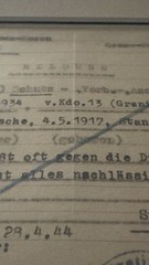April 15, 1944 Gross- Rosen Write Up Archival Framed