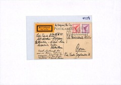 GERMANY Postcard CIDNA Aviation Exhibition Vienna 1928 Berlin Italy Rome PZ54