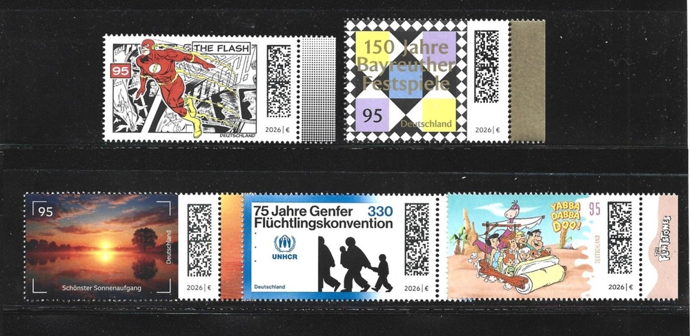 Germany 2026 JULY Stamp Issues Commemoratives MNH