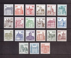 USA0027) Berlin INDUSTRIE/CASTLES/HISTORIC SITES AND OBJEKTS complete MNH