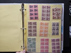 1800-1900 Germany & Colonies Stamp Collection Album Mixed Used & Mint Blocks