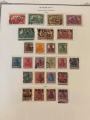 German & State Stamps in Scott Specialty 3 ring album M&U -1938 incl BOB L2034