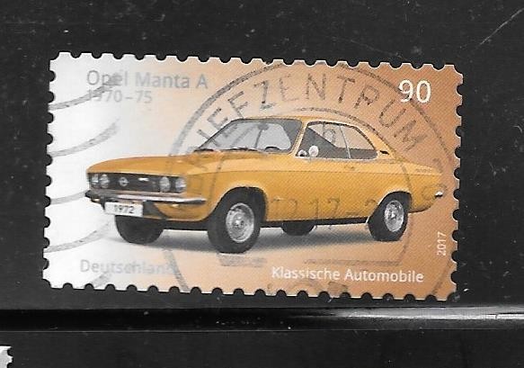 GERMANY GERMAN SC#2966 2017 CAR SELF ADH COMMEM XF USED STAMP