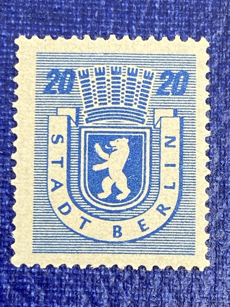 GERMANY 1945 Allied Occupation of Berlin, 20 Pfg., Mint Never Hinged.