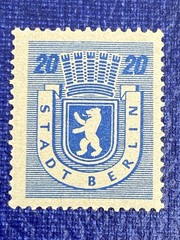 GERMANY 1945 Allied Occupation of Berlin, 20 Pfg., Mint Never Hinged.