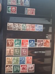 pre, during and post ww2 german stamps