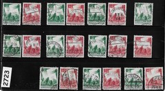 Stamp sets X10 Sc 479-480 1936 Germany Third Reich congress at Nuremberg #2723