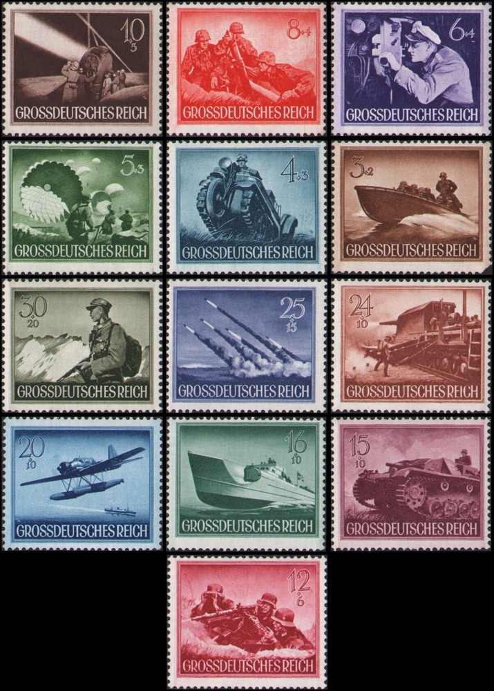Germany #B257-B269 MNH