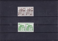 Berlin MNH ** 614-5 horizontal pairs from Castles set