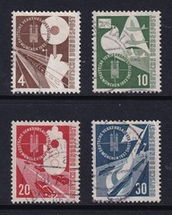 WEST GERMANY 1953 Transport Exhibition set of 4 SG 1093-1096 Used (CV £48)