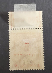 Germany, nice inflation overprint with selvage (stamp MNH)