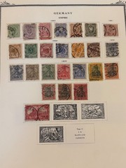 German & State Stamps in Scott Specialty 3 ring album M&U -1938 incl BOB L2034