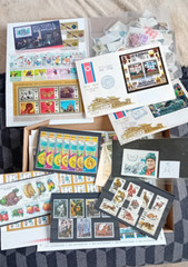 Stamps PAPERLESS everything must go out lot.From FRG-World-Ca 2000 stamps blocks