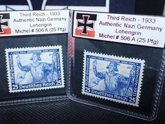 Nazi Germany 1933 Wagner Lohengrin Stamp 25 Pfg 506A MH pre-WW2 Third Reich