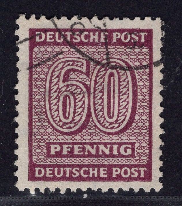 Allied occupation SBZ Michel No. 137 times stamped